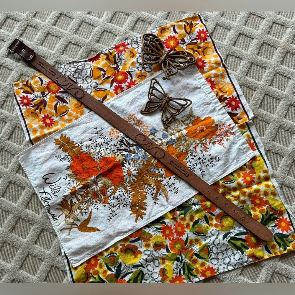 Vintage floral embossed